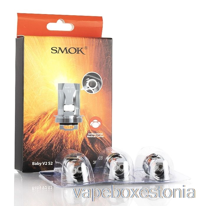 Vape Box Estonia Smok Tfv8 Baby V2 Asenduspoolid 0,15ohm Baby V2 S2 Neljakordsed Kanthal Mähised